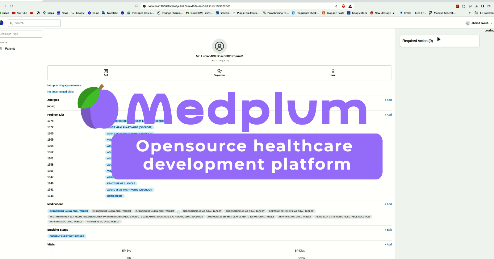 MEDPLUM : An OPENSOURCE HealthCare Platform